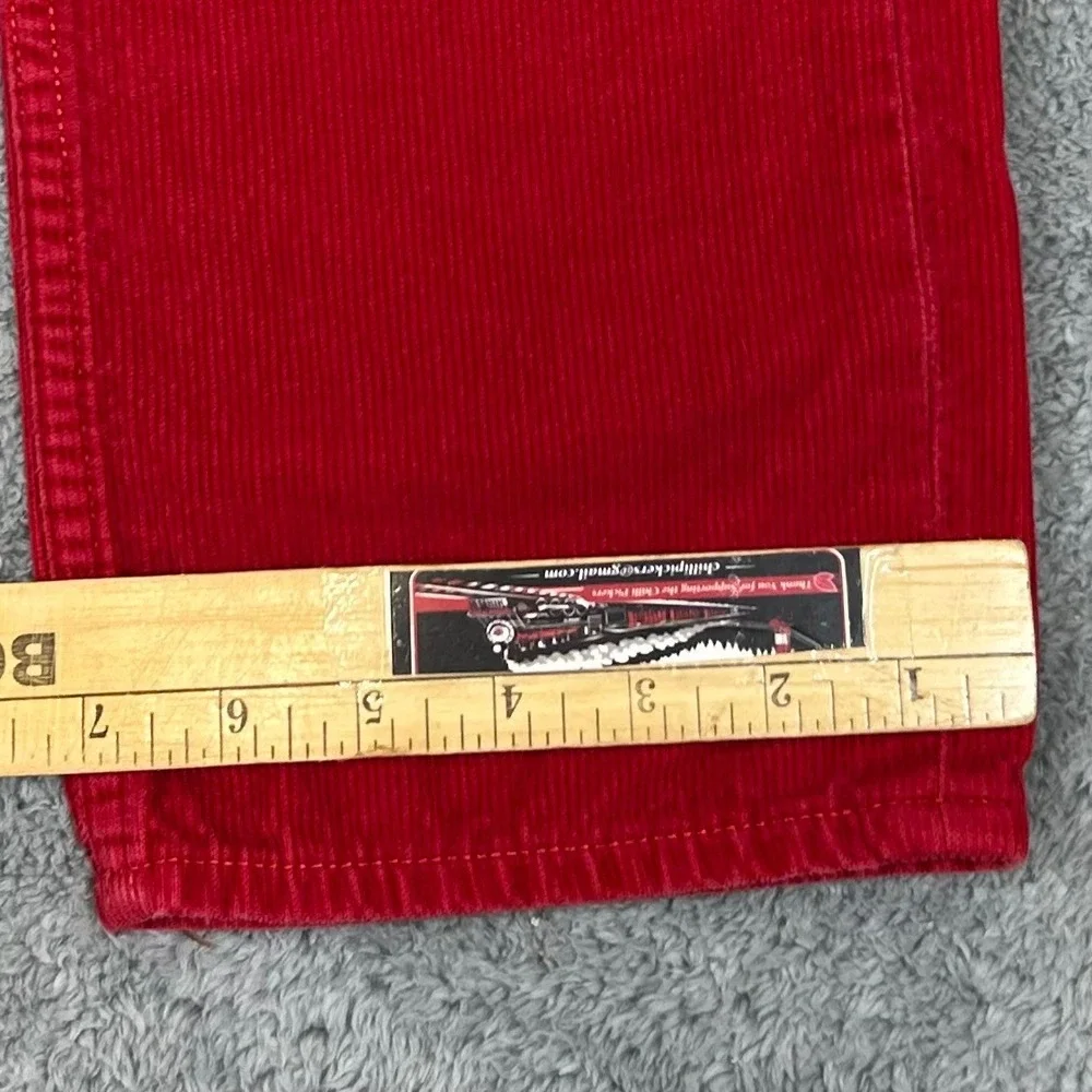 Polo Ralph Lauren Mens 650 Straight Leg Red Corduroy Pants 33x32.5 VYG